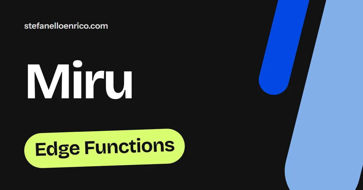 Miru's episode notifications: pg_cron, Edge Functions and two security holes I closed