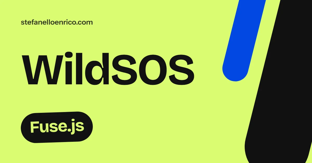 Finding the right rescue centre in 30 seconds: how WildSOS search works